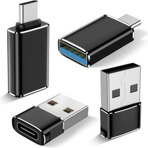 xiwxi 4 Pack USB to USB C OTG Adapter